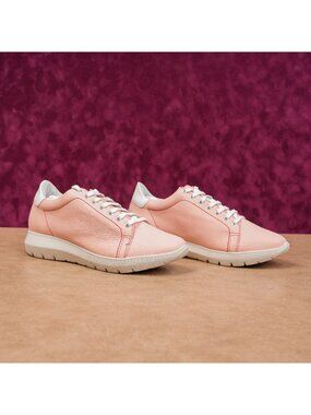 Marc Joseph Women Rose Leather Lace-up Comfort Summer Sneakers size 9